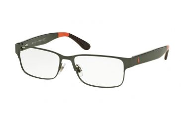 Image of Polo PH1160 Eyeglass Frames 9306-54 - Matte Olive Green Frame