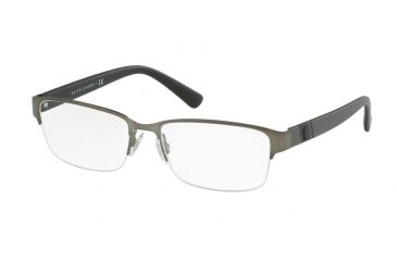 Image of Polo PH1162 Eyeglass Frames 9050-54 - Mat Brushed Gunmetal Frame