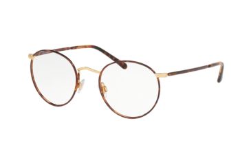 Image of Polo PH1179 Progressive Prescription Eyeglasses, 48mm, Gold/Havana Rims, PH1179-9384-48-PRO