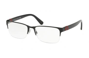 Image of Polo PH1181 Prescription Eyeglasses, 54mm, Shiny Black, PH1181-9003-54-SV