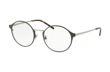Image of Polo PH1182 Eyeglass Frames 9339-49 - Matte Gunmetal On Mat Silver Frame