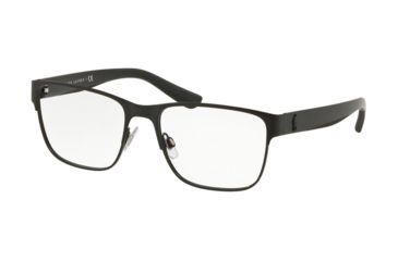 Image of Polo PH1186 Eyeglass Frames 9038-54 - Matte Black Frame