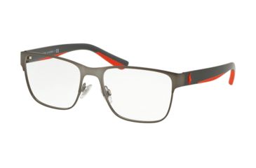 Image of Polo PH1186 Eyeglass Frames 9050-54 - Matte Gunmetal Frame