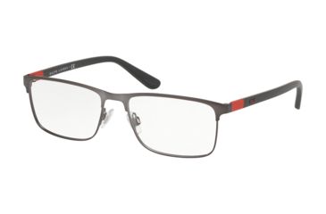 Image of Polo PH1190 Eyeglass Frames 9157-54 - Matte Dark Gunmetal