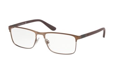 Image of Polo PH1190 Eyeglass Frames 9272-54 - Semishiny Brown