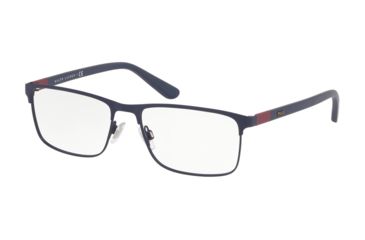 Image of Polo PH1190 Eyeglass Frames 9303-54 - Matte Navy Blue