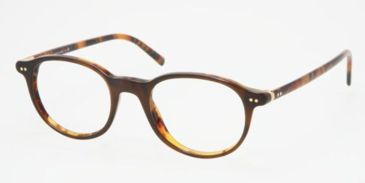 Image of Polo PH 2047 Eyeglasses Styles - Top Brown/Yellow Havana Frame 