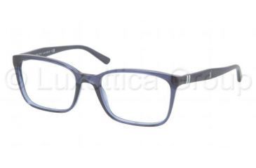 Image of Polo PH2090 Eyeglass Frames 5276-5318 - Dark Blue Transparent Frame