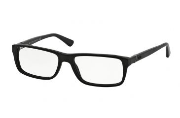 Image of Polo PH2104 Progressive Prescription Eyeglasses 5284-52 - Matte Black Frame, Demo Lens Lenses
