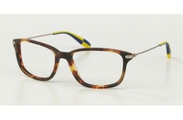 Image of Polo PH2105 Eyeglass Frames 5351-51 - Matte New Jerry Tortoise Frame, Demo Lens Lenses
