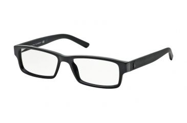 Image of Polo PH2119 Eyeglass Frames 5001-55 - Shiny Black Frame