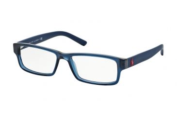Image of Polo PH2119 Eyeglass Frames 5470-53 - Shiny Navy Blue Frame