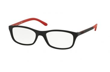 Image of Polo PH2125 Progressive Prescription Eyeglasses 5504-52 - Matte Black Frame