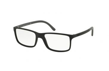 Image of Polo PH2126 Progressive Prescription Eyeglasses 5534-55 - Matte Black Frame