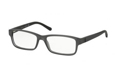Image of Polo PH2132 Single Vision Prescription Eyeglasses 5524-55 - Matte Crystal Grey Frame