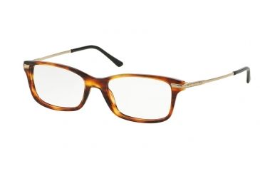 Image of Polo PH2136 Single Vision Prescription Eyeglasses 5007-50 - Havana Striped Frame