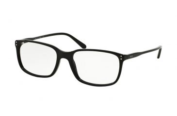 Image of Polo PH2139 Progressive Prescription Eyeglasses 5001-54 - Shiny Black Frame