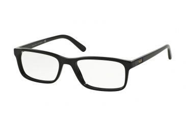Image of Polo PH2143 Eyeglass Frames 5001-53 - Shiny Black Frame