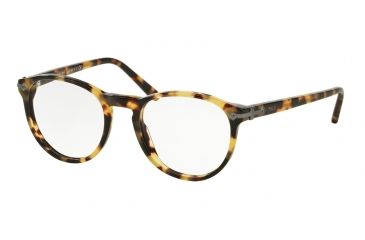 Image of Polo PH2150 Single Vision Prescription Eyeglasses 5004-47 - Shiny Spotty Tortoise Frame