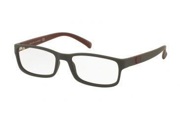 Image of Polo PH2154 Eyeglass Frames 5591-56 - Matte Grey Frame