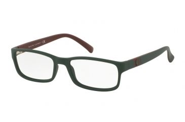 Image of Polo PH2154 Eyeglass Frames 5596-54 - Matte Polo Green Frame