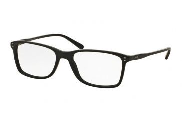 Image of Polo PH2155 Progressive Prescription Eyeglasses 5284-54 - Matte Black Frame