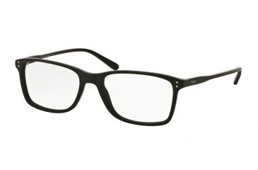 Image of Polo PH2155 Progressive Prescription Eyeglasses, 58mm, Matte Black, PH2155-5284-58-PRO