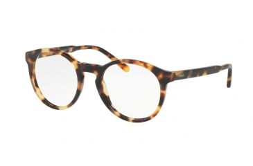 Image of Polo PH2157 Eyeglass Frames 5004-47 - Shiny Spotty Havana Frame