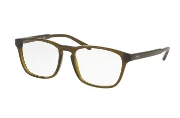 Image of Polo PH2158 Eyeglass Frames 5468-53 - Shiny Crystal Olive Frame