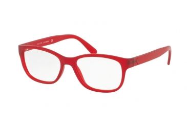 Image of Polo PH2160 Progressive Prescription Eyeglasses 5102-52 - Matte Red Frame