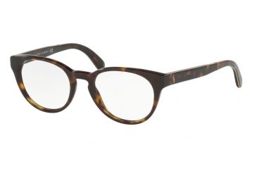 Image of Polo PH2164 Single Vision Prescription Eyeglasses 5003-49 - Shiny Dark Havana Frame
