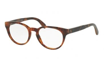 Image of Polo PH2164 Single Vision Prescription Eyeglasses 5017-47 - Shiny Jerry Tortoise Frame