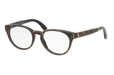 Image of Polo PH2164 Single Vision Prescription Eyeglasses 5622-47 - Black Tartan Frame