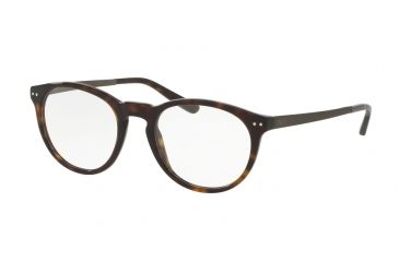 Image of Polo PH2168 Eyeglass Frames 5003-48 - Shiny Dark Havana Frame