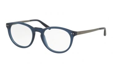 Image of Polo PH2168 Eyeglass Frames 5469-48 - Vintage Trasparent Blue Frame