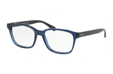 Image of Polo PH2186 Prescription Eyeglasses 5469-52 - Trasparent Blue Frame