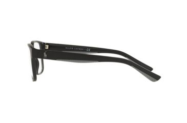 Image of Polo PH2195 Prescription Eyeglasses, 53mm, Matte Black, PH2195-5284-53-SV
