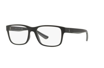 Image of Polo PH2195 Prescription Eyeglasses, 53mm, Matte Black, PH2195-5284-53-SV