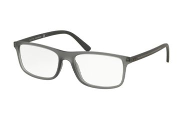 Image of Polo PH2197 Eyeglass Frames 5696-54 - Matte Trasparent Grey Frame