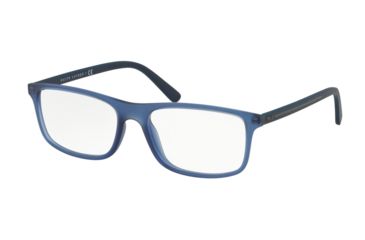 Image of Polo PH2197 Eyeglass Frames 5735-54 - Matte Trasparent Blue Frame