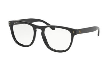 Image of Polo PH2206 Progressive Prescription Eyeglasses, 52mm, Black, PH2206-5001-52-PRO