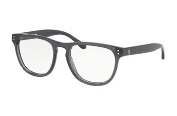 Image of Polo PH2206 Progressive Prescription Eyeglasses, 52mm, Trasparent Grey, PH2206-5320-52-PRO
