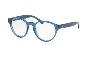 Image of Polo PH2207 Bifocal Prescription Eyeglasses, 47mm, Trasparent Blue, PH2207-5744-47-BI