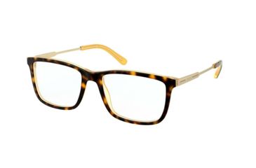 Image of Polo PH2216 Eyeglass Frames 5277-53 - Top Havana On Yellow