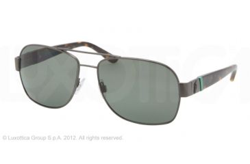 Image of Polo PH3064 Single Vision Prescription Sunglasses PH3064-91579A-58 - Lens Diameter 58 mm, Frame Color Dark Matte Gunmetal