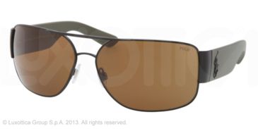 Image of Polo PH3072 Bifocal Prescription Sunglasses PH3072-903873-66 - Lens Diameter 66 mm, Lens Diameter 66 mm, Frame Color Matte Black