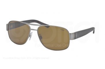 Image of Polo PH3080 Single Vision Prescription Sunglasses PH3080-905073-59 - Lens Diameter 59 mm, Frame Color Matte Brushed Gunmetal