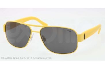 Image of Polo PH3080 Single Vision Prescription Sunglasses PH3080-924187-59 - Lens Diameter 59 mm, Lens Diameter 59 mm, Frame Color Matte Yellow