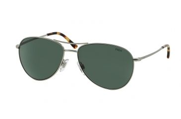 Image of Polo PH3084 Bifocal Prescription Sunglasses PH3084-904671-58 - Lens Diameter 58 mm, Frame Color Matte Silver