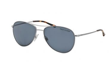 Image of Polo PH3084 Bifocal Prescription Sunglasses PH3084-904681-58 - Lens Diameter 58 mm, Frame Color Matte Silver